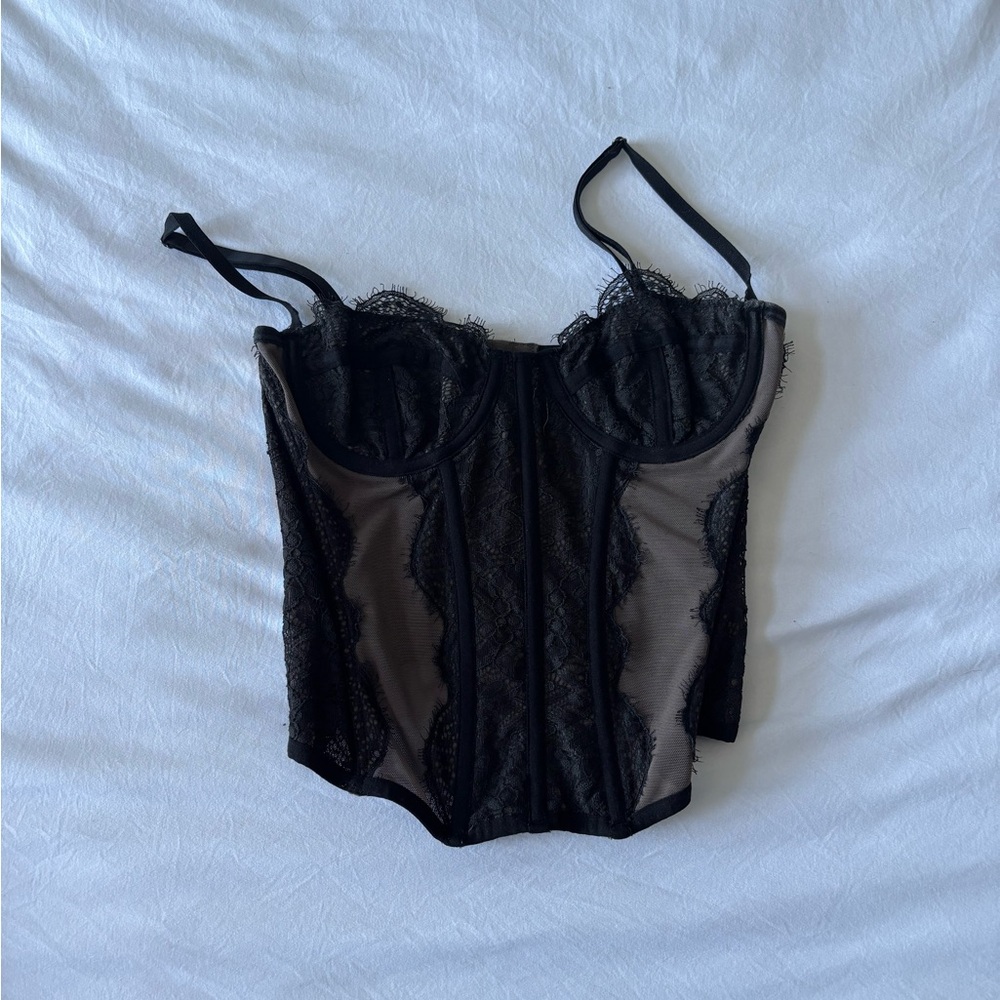 Urban Outfitters Corset - Black, Gray (can be bought separately or together) - Picture 2 of 3